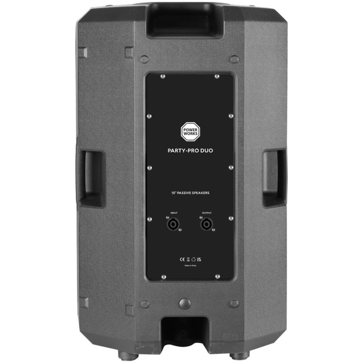 PowerWorks PARTY-PRO DUO 2x15" Active PA System+Stands - Image 4