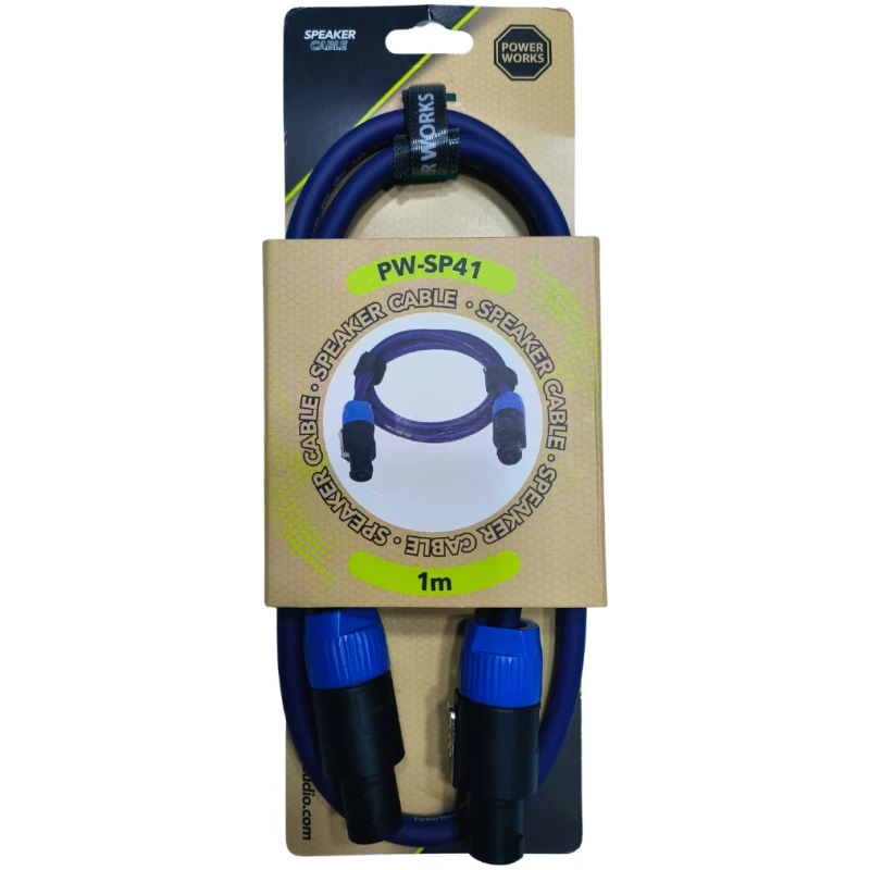 PowerWorks PW-SP41 1M Speakon to Speakon Cable