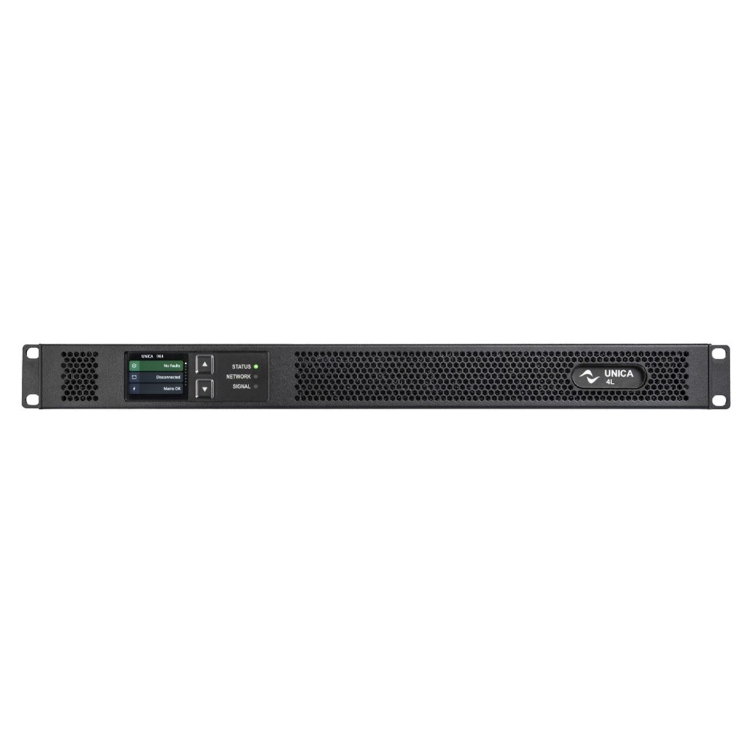 Powersoft-Unica-4L-16K4-16000W4-Channel-Amplifier-Front- Powersoft Unica 4L | 16K4 16000W/4-Channel Amplifier - Image 1