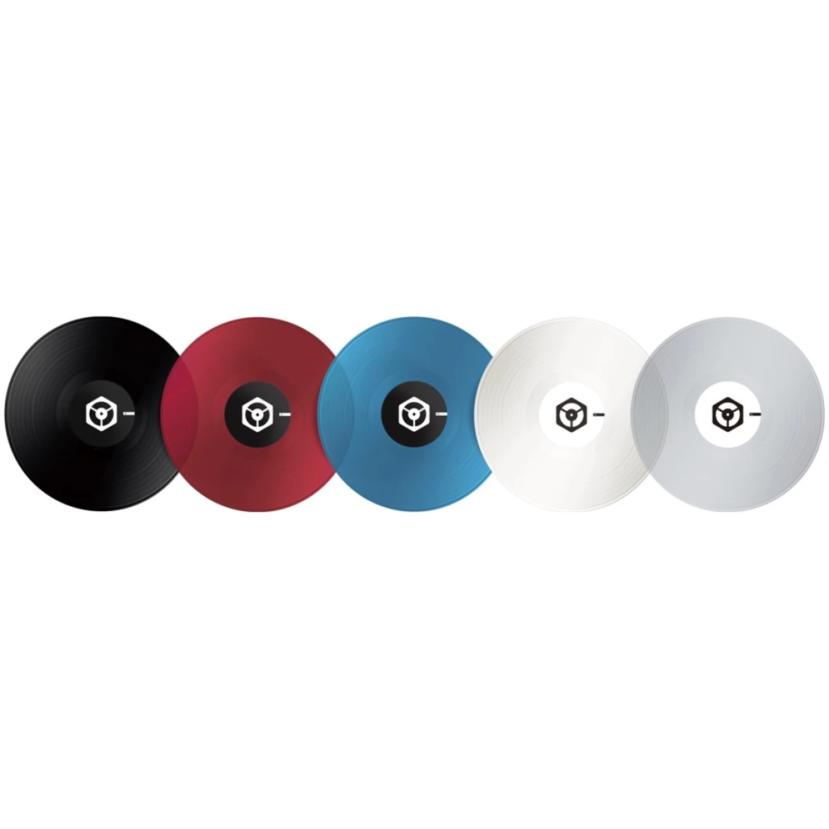 Pioneer DJ RB-VD1-CR Clear Red Control Vinyl (Pair) - Image 2