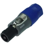 SP24FP - Speaker Connector with 4 pin Female Inline, Silver
