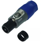 SP24FP - Speaker Connector with 4 pin Female Inline, Silver - Image 2
