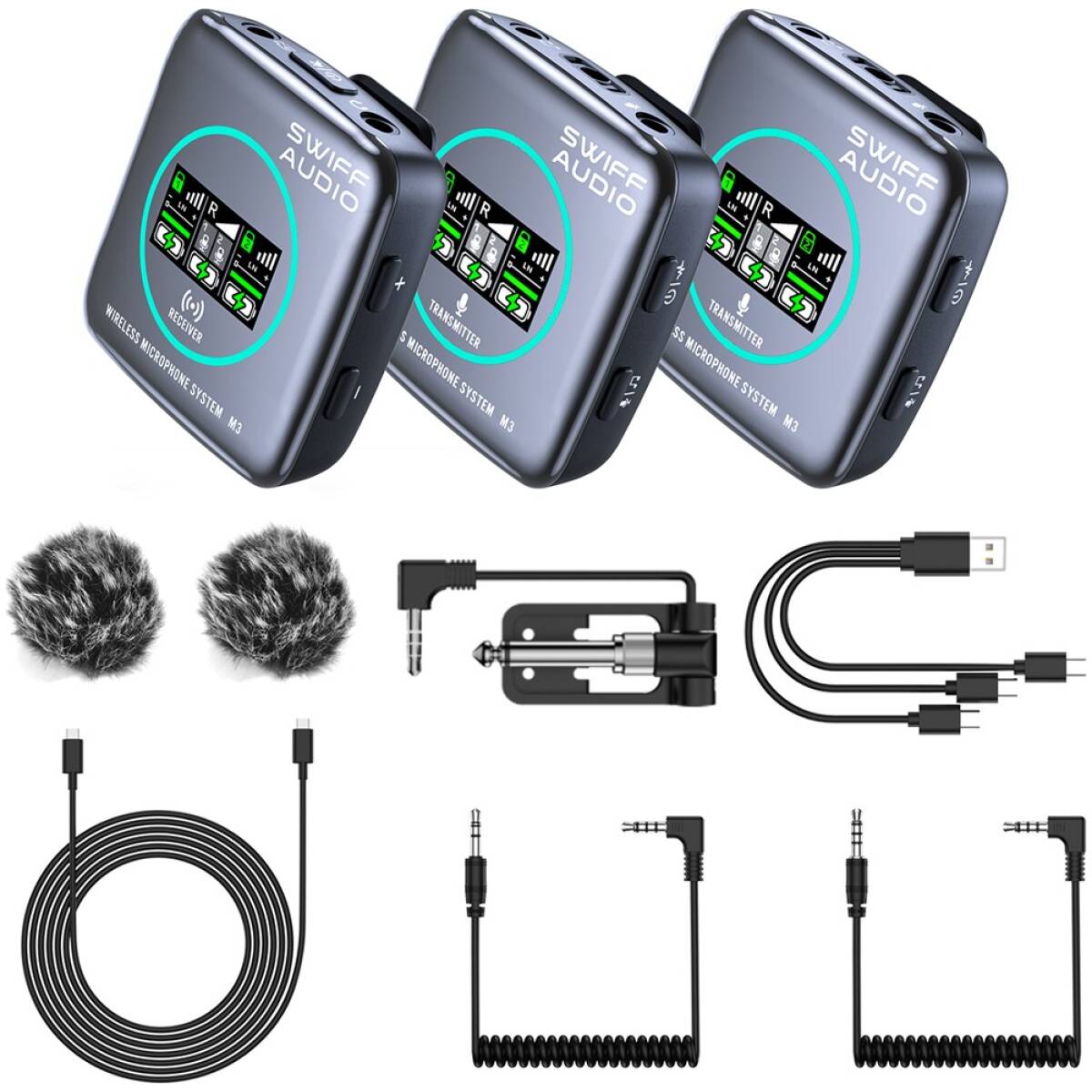 SWIFF Audio M3-PRO Wireless Microphone System - Image 4