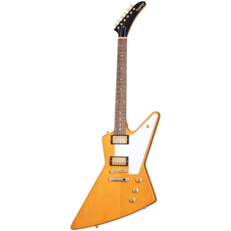 Epiphone IGCKEXW-ANA1958 Korina Explorer Aged Natural+ Hardcase