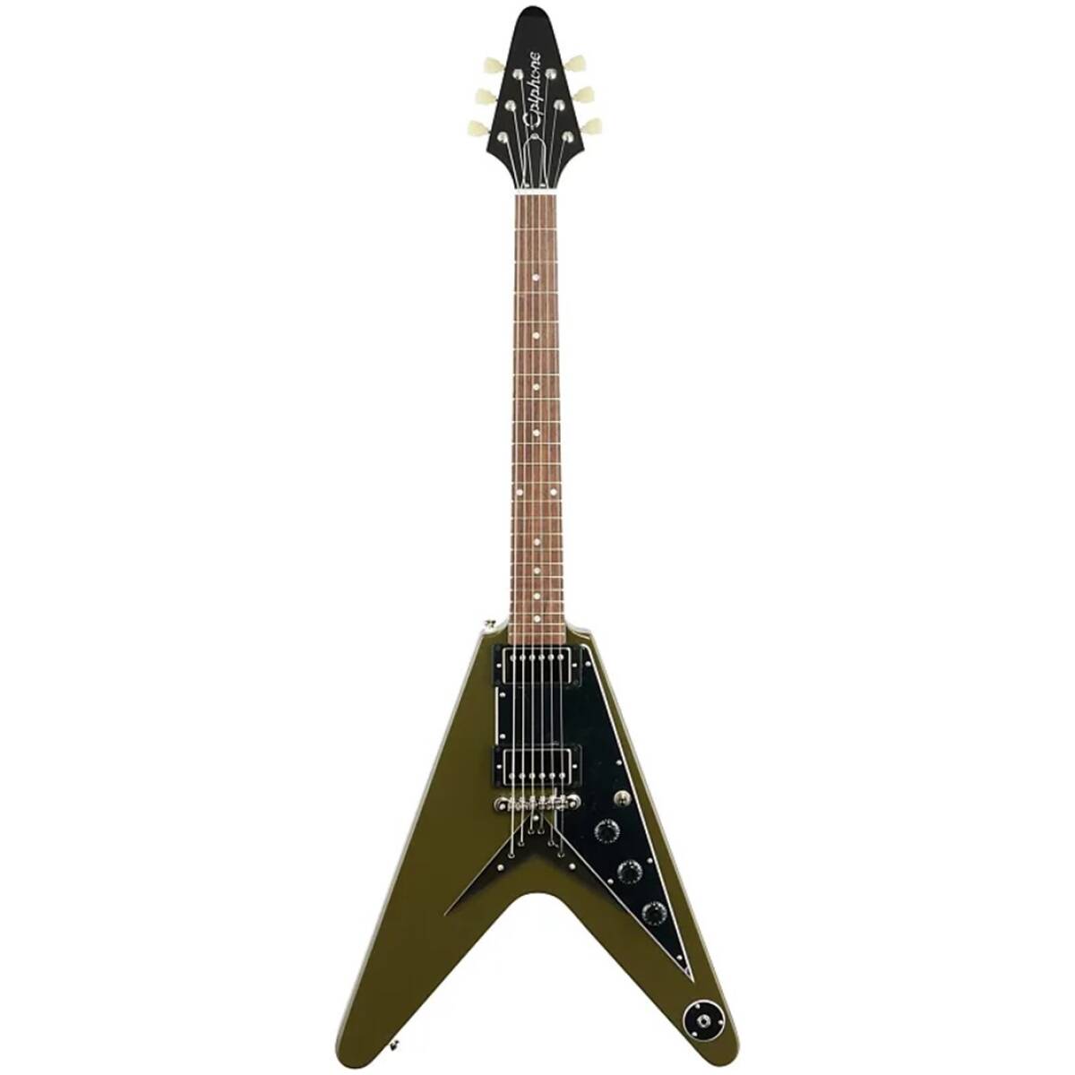 Epiphone EIFV-ODG Flying V Olive Drab Green - Image 2
