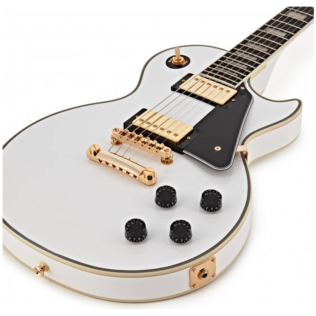 Epiphone EILC-AW Les Paul Custom Alpine White - Image 3