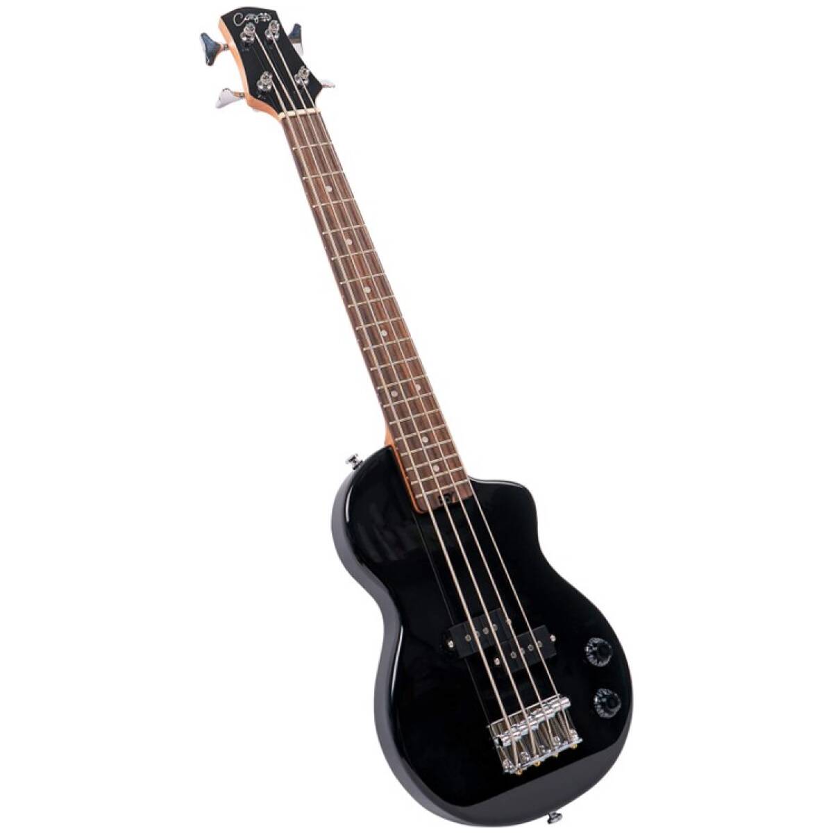 CARRY-ON-ST-BASS-JB Mini Bass Guitar Jet Black - Image 2