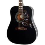 Epiphone EEHB-EB Hummingbird Pro Acoustic-Electric Guitar Ebony - Image 3
