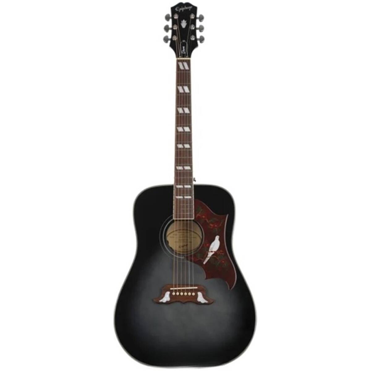 Epiphone EIADV-TEB Dove Studio Acoustic-electric Transparent Ebony - Image 2