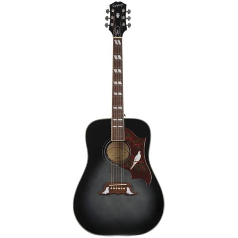 Epiphone EIADV-TEB Dove Studio Acoustic-electric Transparent Ebony