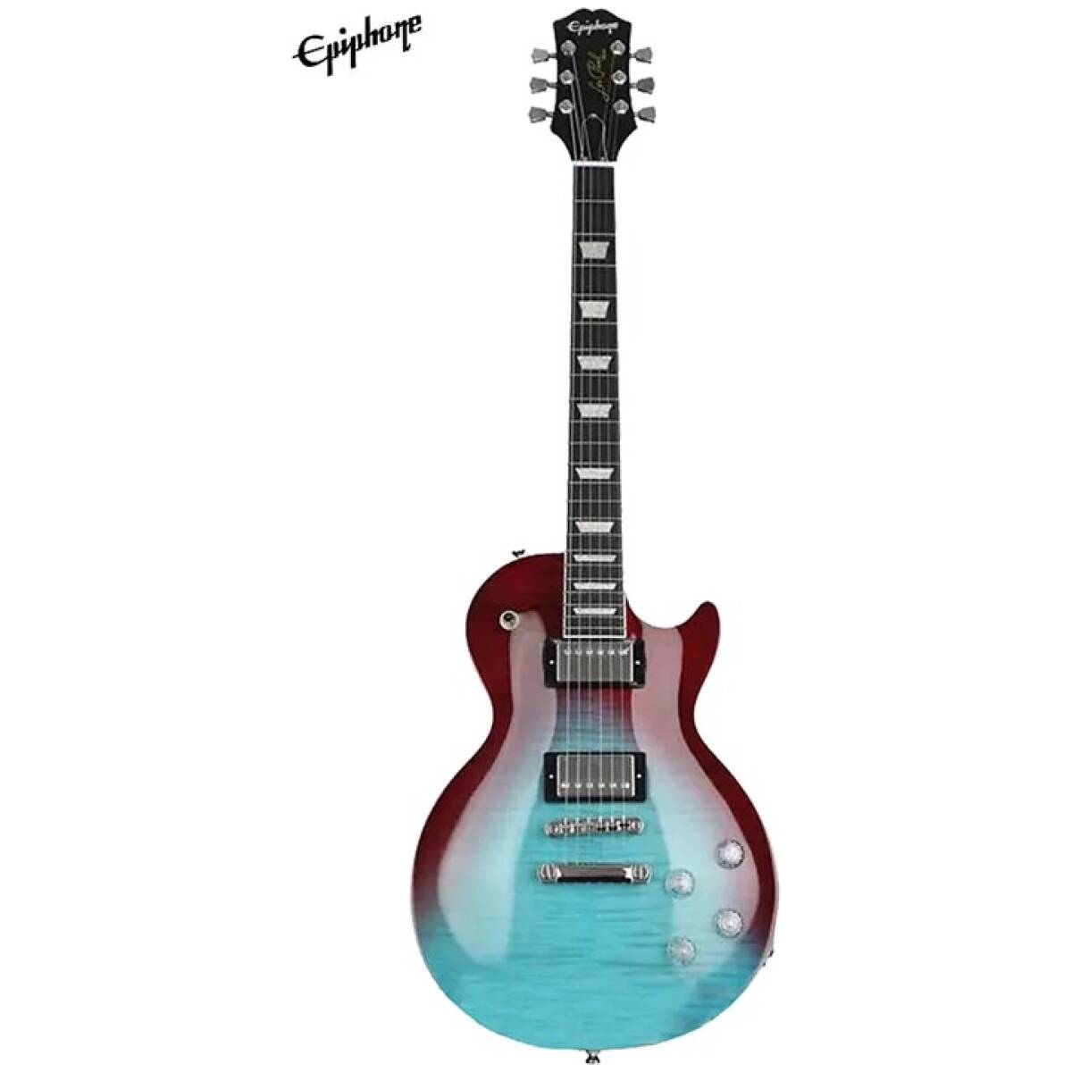 Epiphone EILMF-BLF Les Paul Modern Figured Blueberry Fade - Image 2