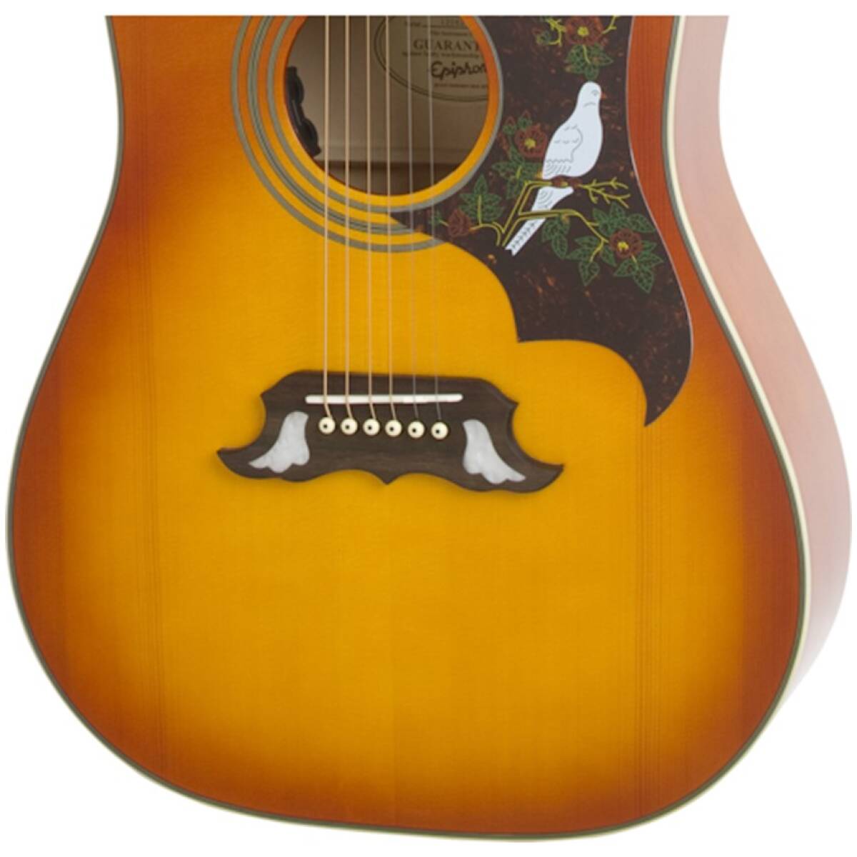 Epiphone EEDV-VB Dove Studio Acoustic/Electric Violin Burst - Image 3