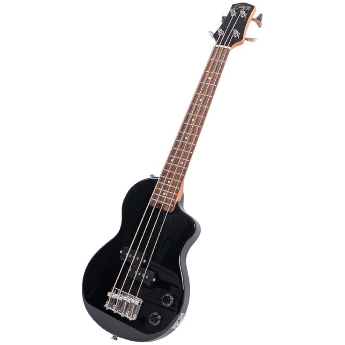 CARRY-ON-ST-BASS-JB Mini Bass Guitar Jet Black - Image 3