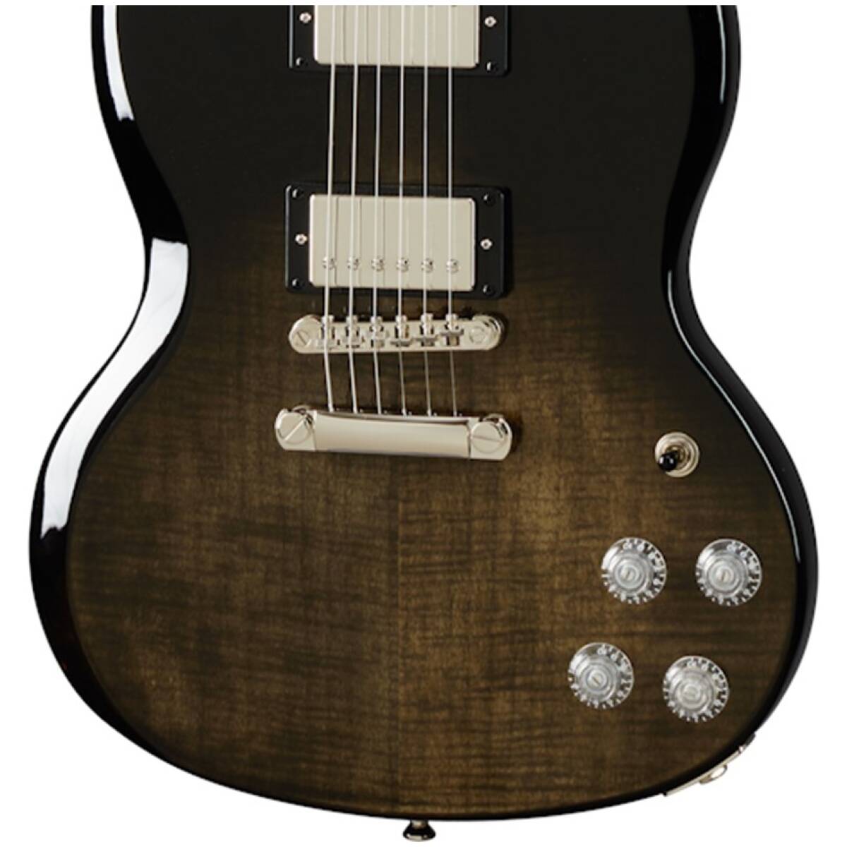 Epiphone EISMF-TBF SG Modern Figured Trans Black Fade - Image 3