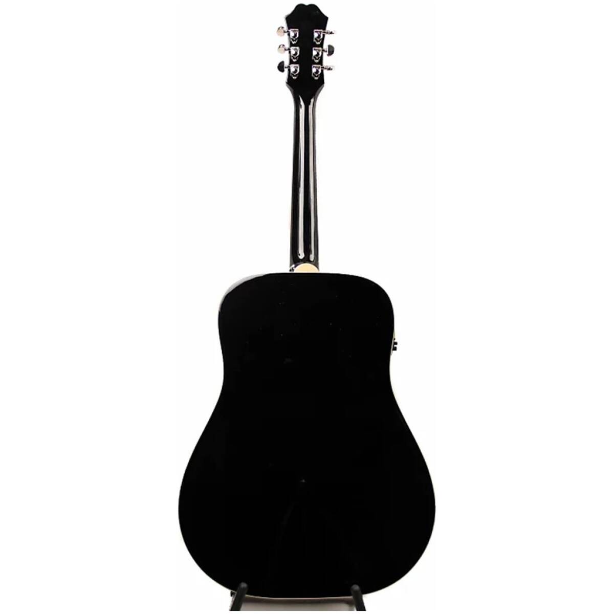 Epiphone EEHB-EB Hummingbird Pro Acoustic-Electric Guitar Ebony - Image 5