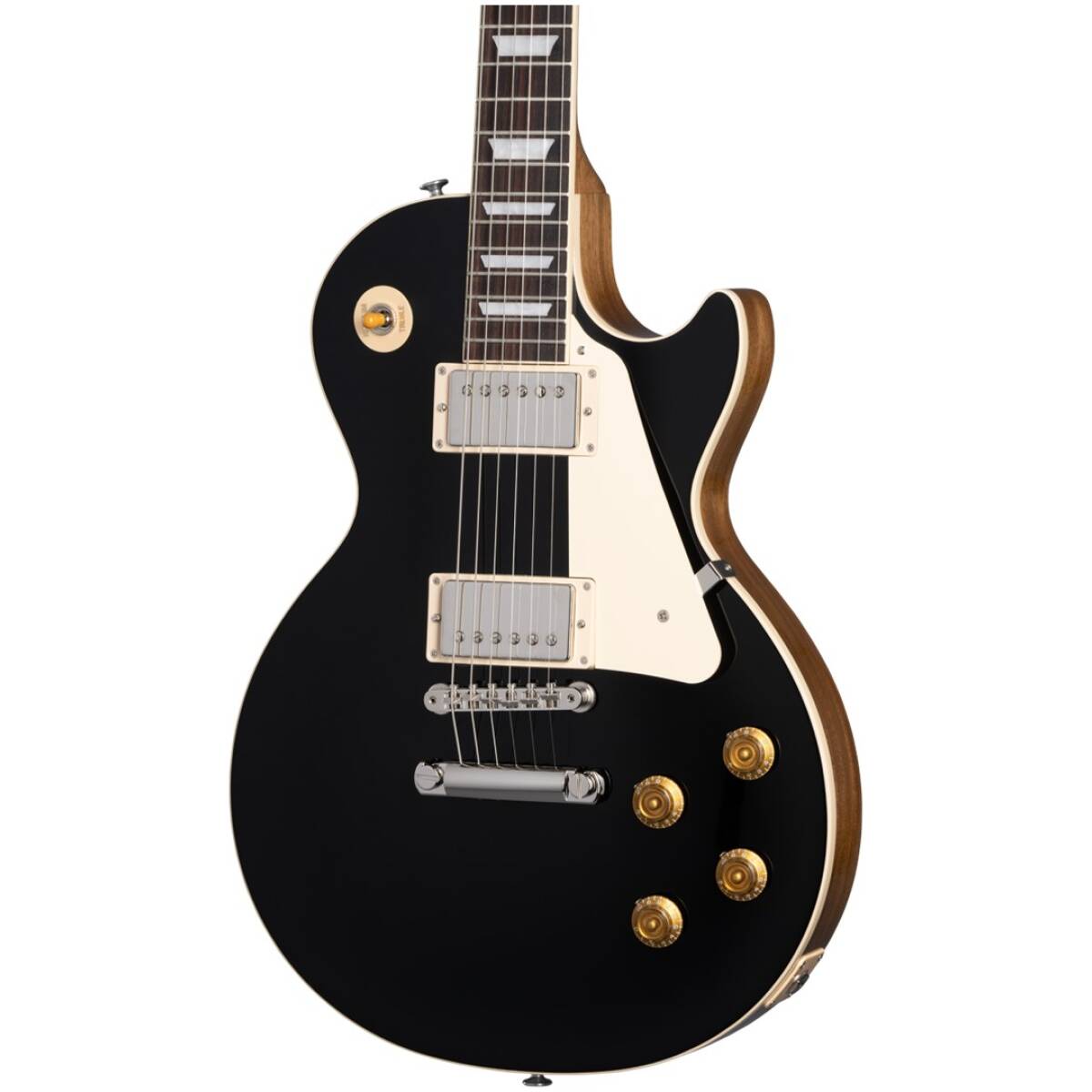 GIBSON LPS5P00-EN Les Paul STD 50s Plain Top Ebony+ Hard Case - Image 3