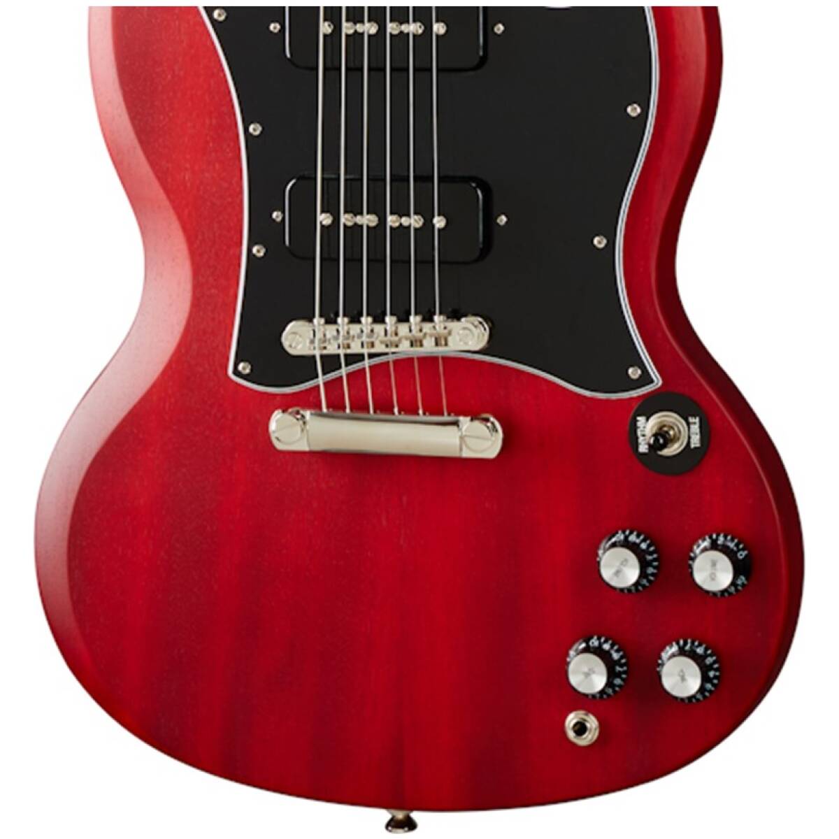 Epiphone EGS9C-WCH SG Classic P-90s Worn Cherry - Image 4