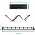 CARRY-ON-FP88-BK 88 Key Folding Piano Black - Image 2