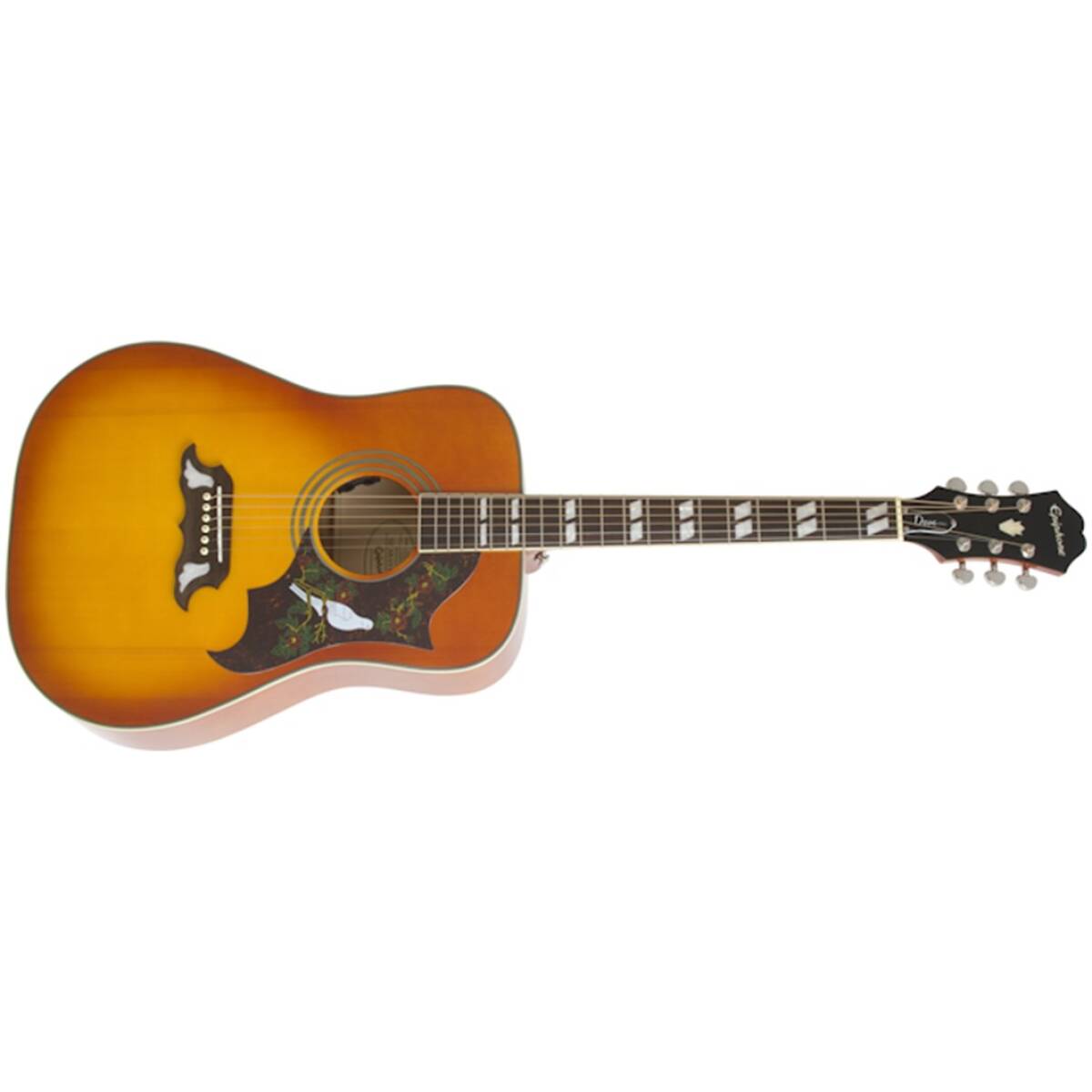 Epiphone EEDV-VB Dove Studio Acoustic/Electric Violin Burst - Image 4
