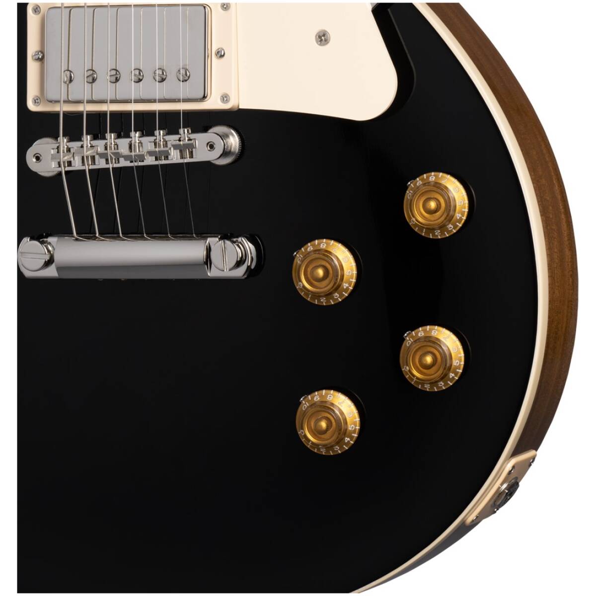 GIBSON LPS5P00-EN Les Paul STD 50s Plain Top Ebony+ Hard Case - Image 4