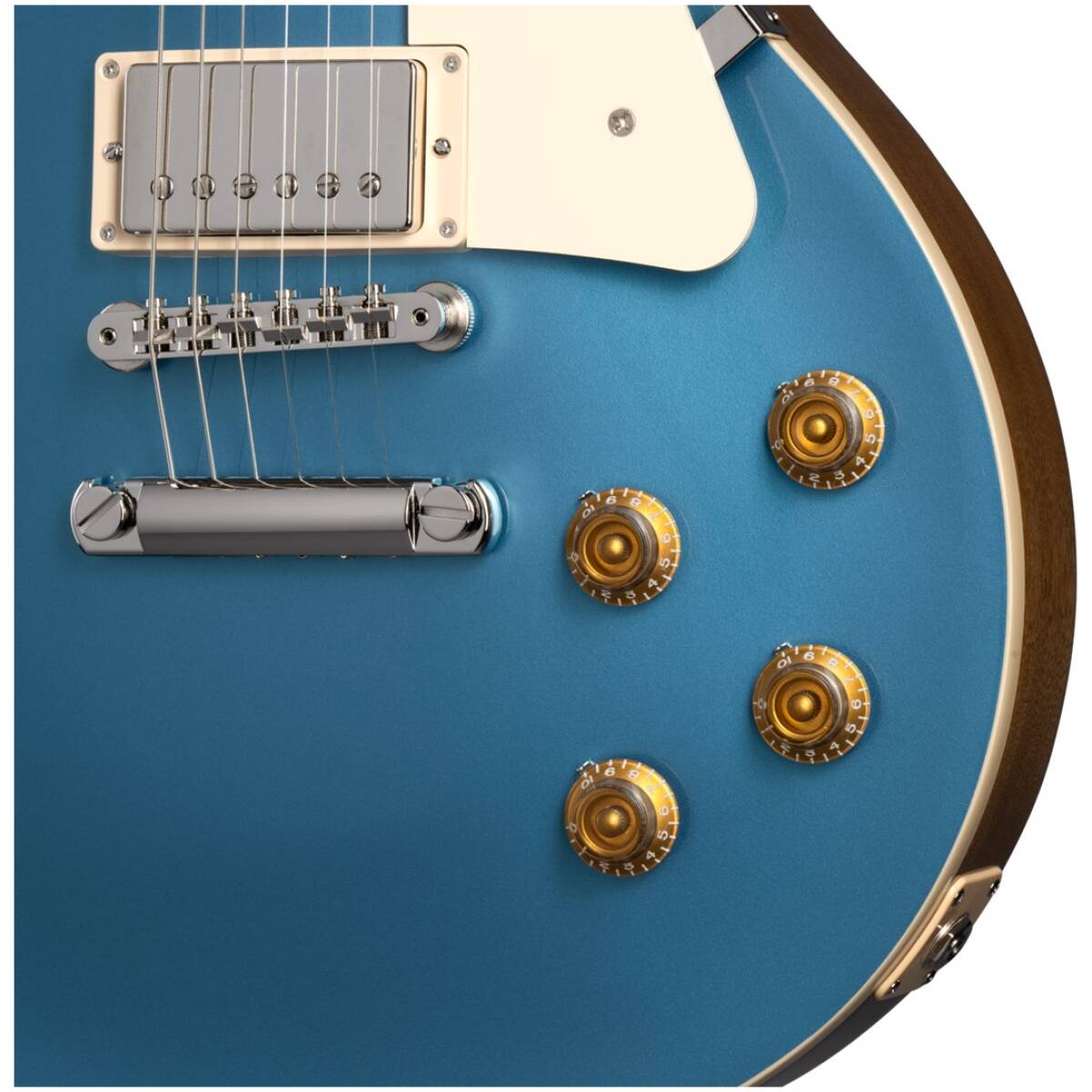 GIBSON LPS5P00-PH Les Paul STD 50s Plain Top Pelham Blue+Hard Case - Image 4