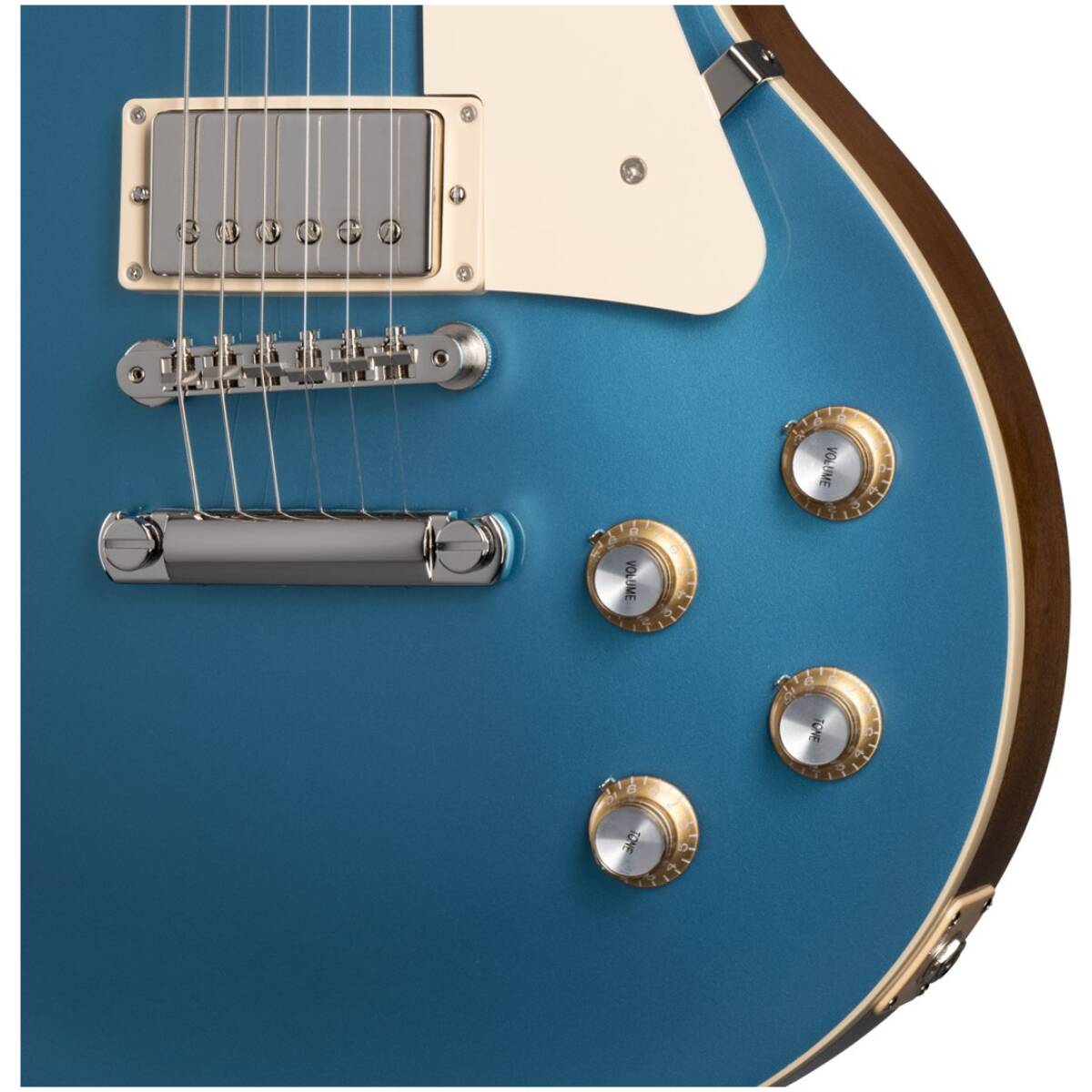 GIBSON LPS6P00-PH Les Paul STD 60s Plain Top Pelham Blue+Hard Case - Image 4