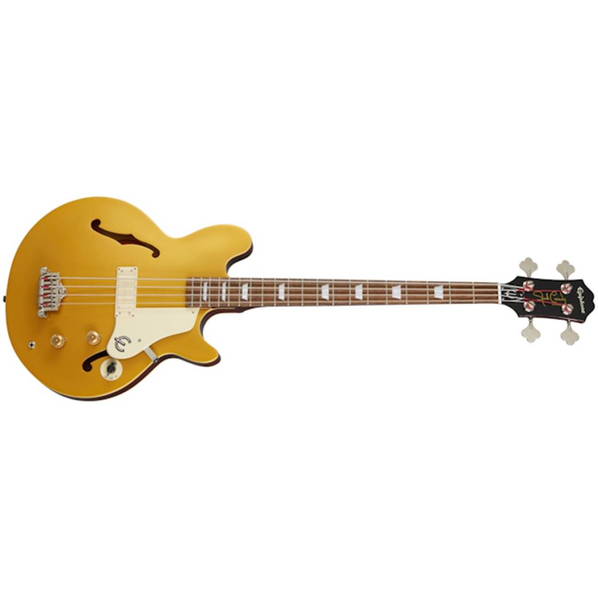 Epiphone EBJC-MG Jack Casady Bass Metallic Gold - Image 4