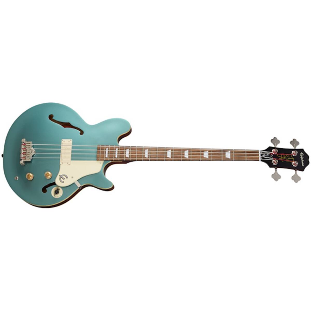 Epiphone EBJC-FPE Jack Casady Bass Faded Pelham Blue - Image 4