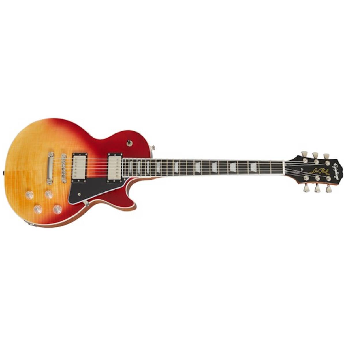 Epiphone EILMF-OMF Les Paul Modern Figured Magma Orange Fade - Image 3