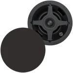 Sonance GRILLE PS-C43/P43-BK Black Round Grille(Pair)