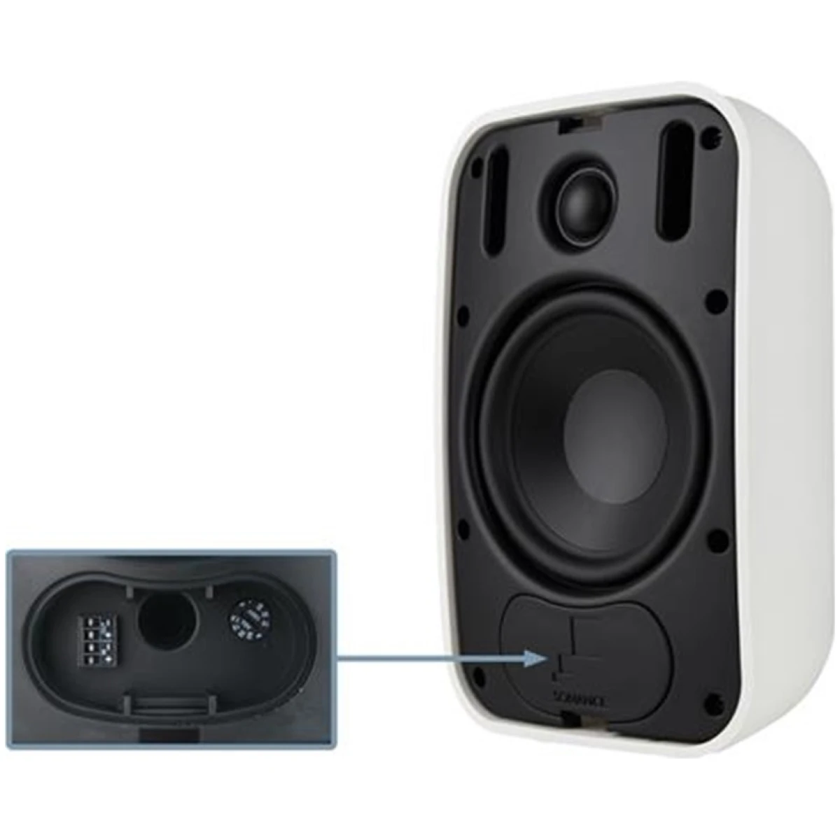 Sonance PS-S53-WH White Surface-Mount Speakers(Pair) - Image 3