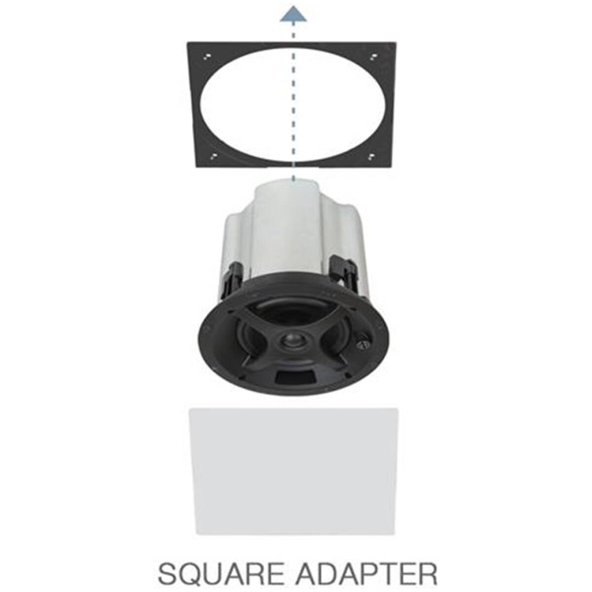 Sonance SQ ADAPT PS-C43-WH White Square Adapter(Pair) - Image 2