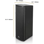 Sound Town CARPO-P3B 500W Passive Column Speakers(Pair) - Image 4
