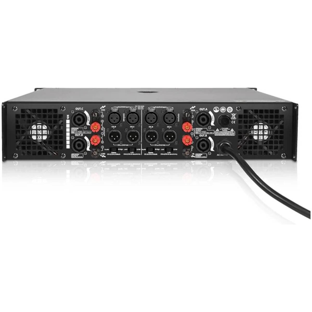 Sound Town NIX-A48PRO 4-Channel Rack-Mountable Amplifier - Image 4