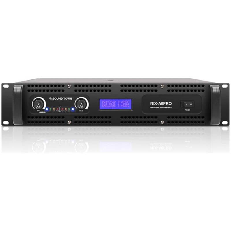 Sound Town NIX-A8PRO 2-channel 1800W Amplifier