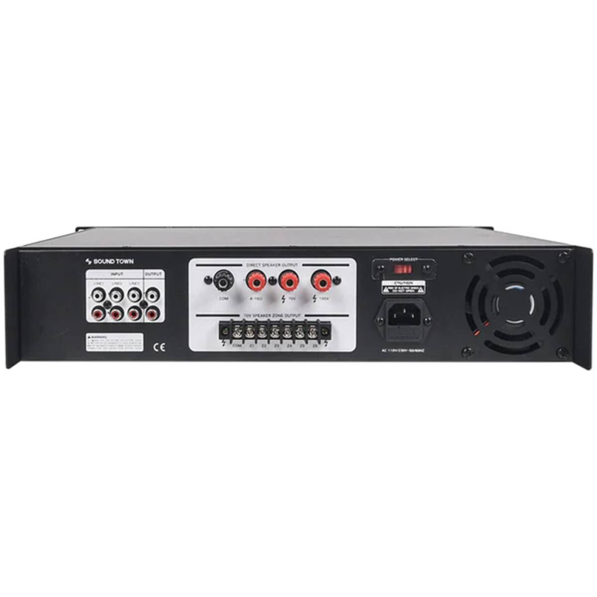 Sound Town PAC180-6 180W 6-zone Amplifier - Image 4