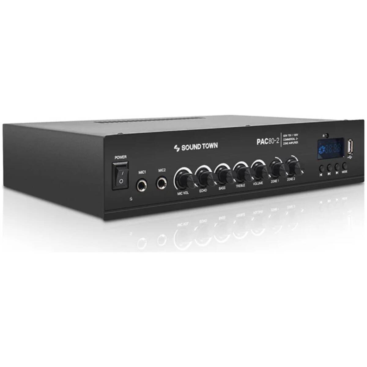 Sound Town PAC80-2 60W 2-zone Amplifier - Image 2