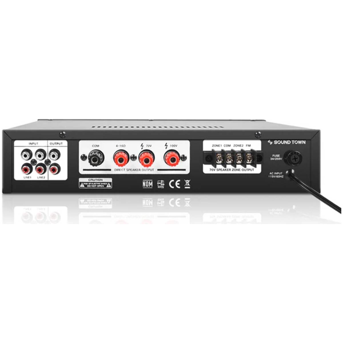 Sound Town PAC80-2 60W 2-zone Amplifier - Image 4
