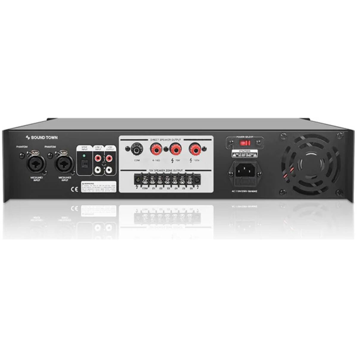 Sound Town STCA360-6Z 360W 6-Zone Amplifier - Image 4