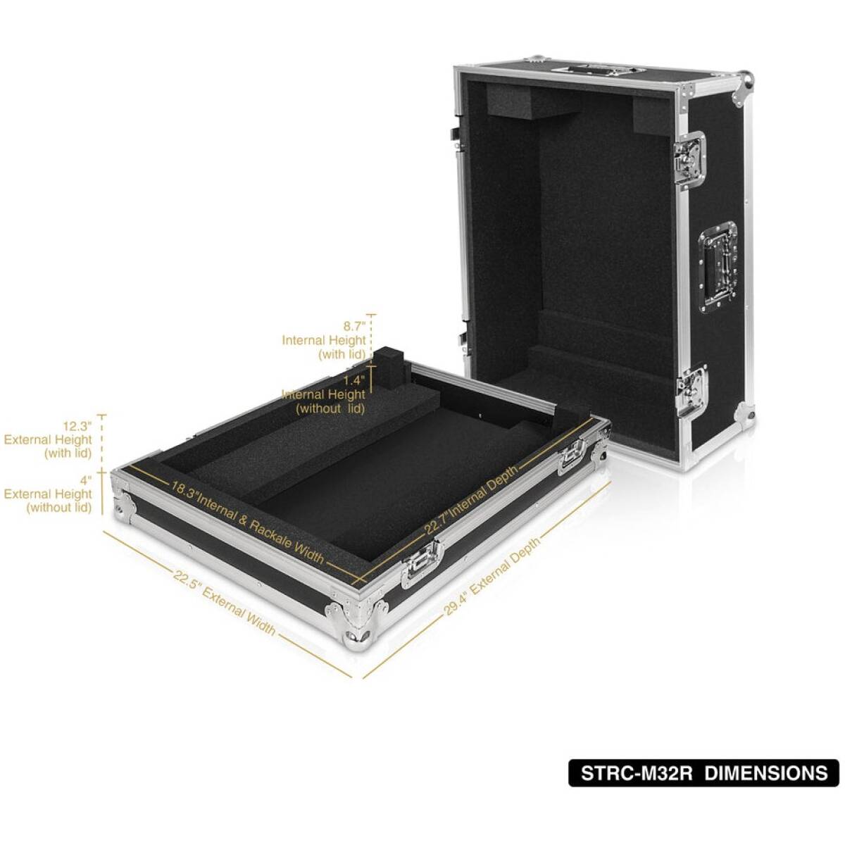 Sound Town STRC-M32R Flight Case For the M32R - Image 5