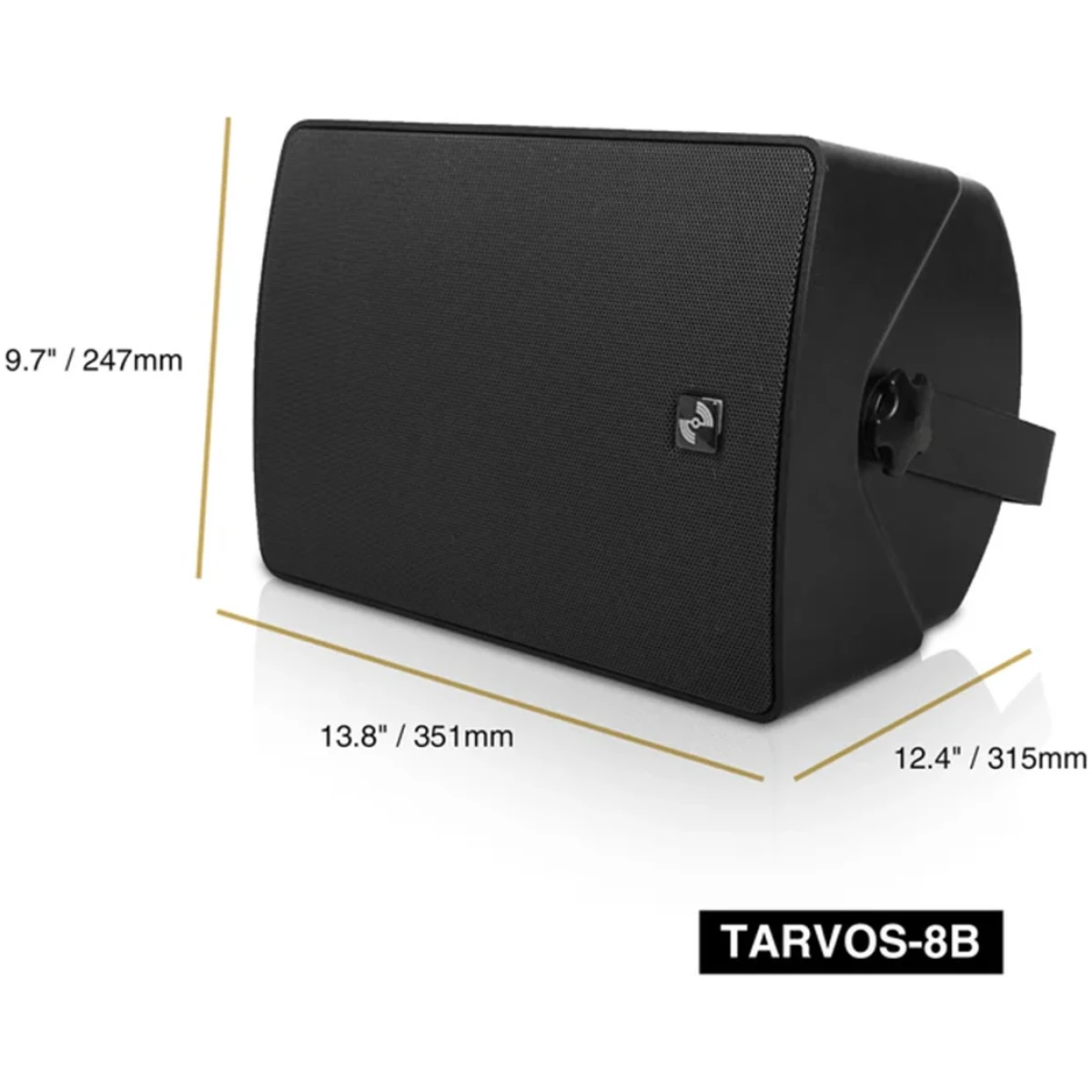 Sound Town TARVOS-8B 8” Surface-Mount Speakers(Pair) - Image 5