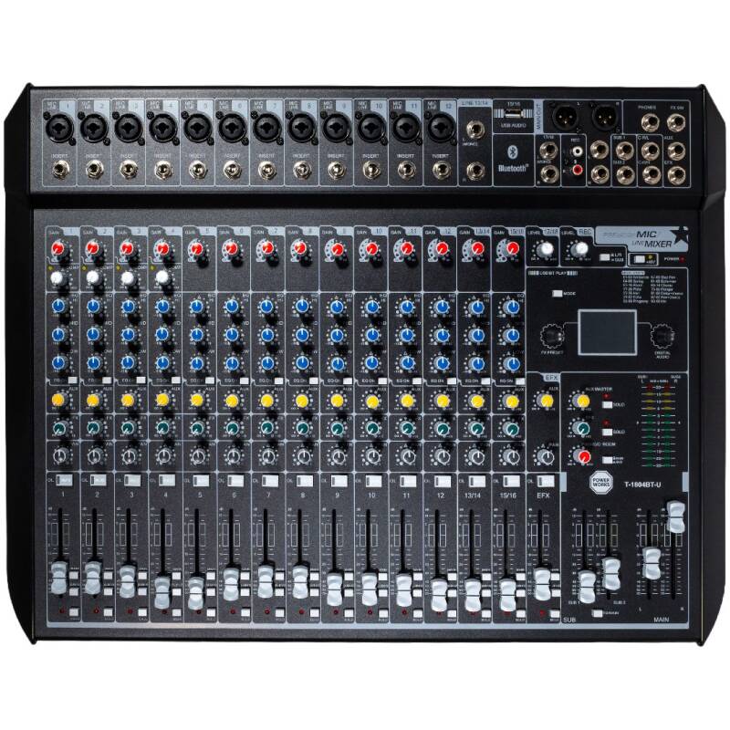 PowerWorks T-1804BT-U Analogue Mixer