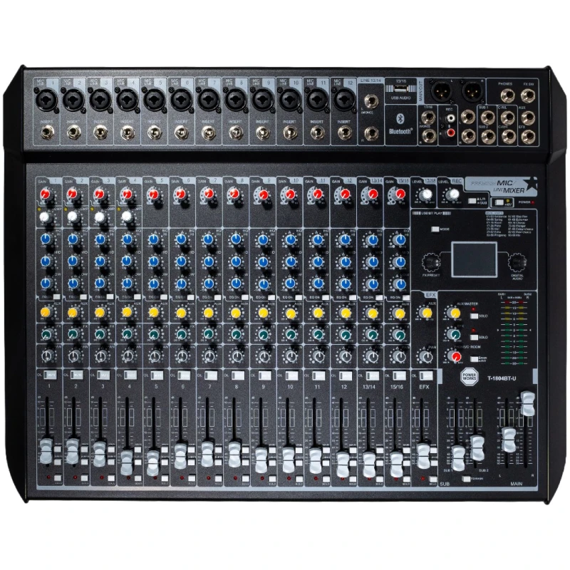 PowerWorks T-1804BT-U Analogue Mixer