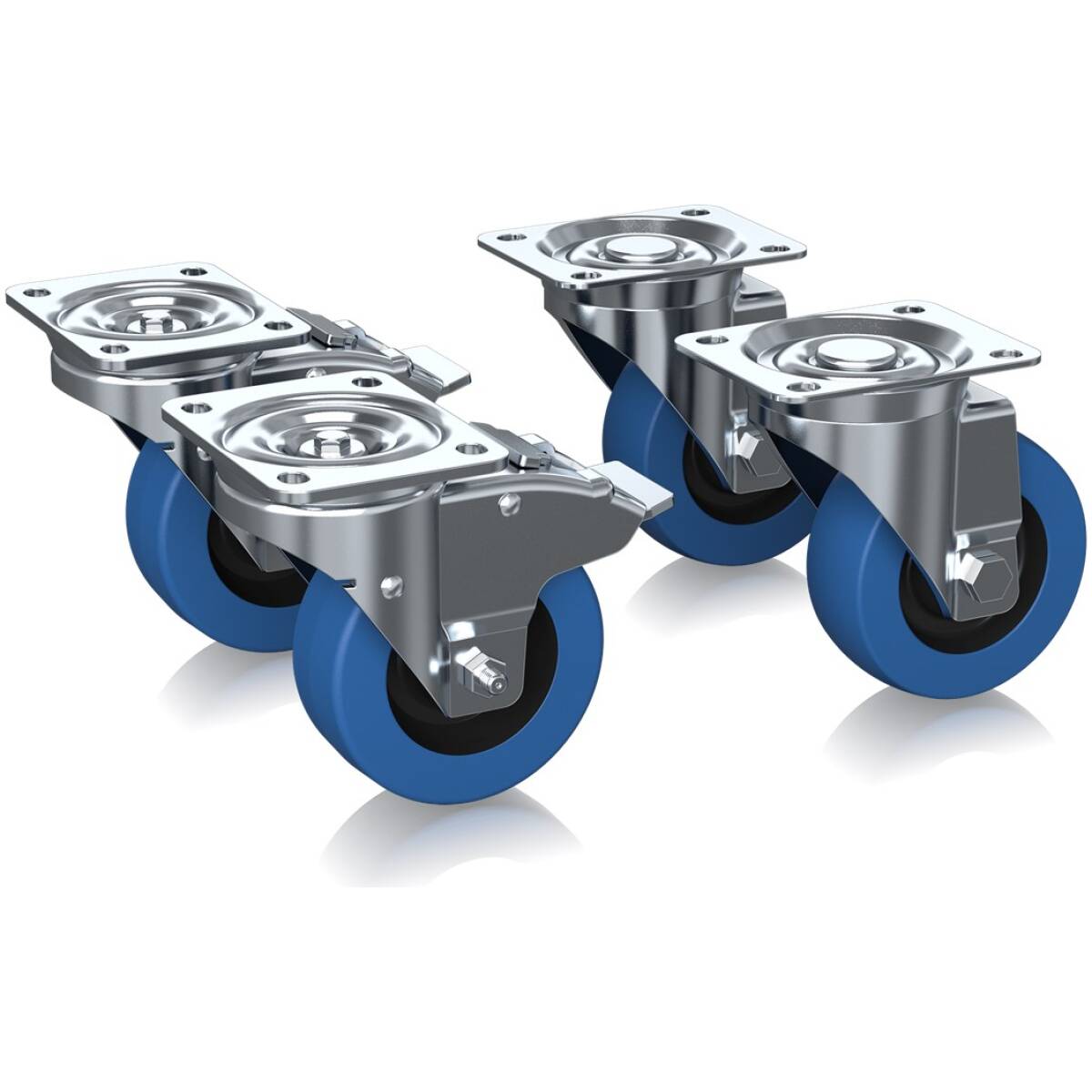 Turbosound MANCHESTER-WHEEL-KIT 100mm/4" Castor Kit - Image 2