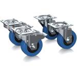 Turbosound MANCHESTER-WHEEL-KIT 100mm/4" Castor Kit - Image 2