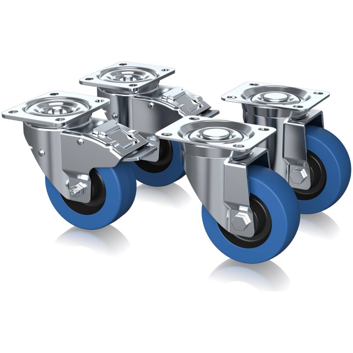 Turbosound MANCHESTER-WHEEL-KIT 100mm/4" Castor Kit - Image 3