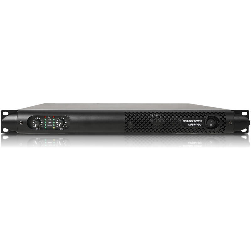 UPDM-D3, 2-CHANNEL PA/DJ AMPLIFIER