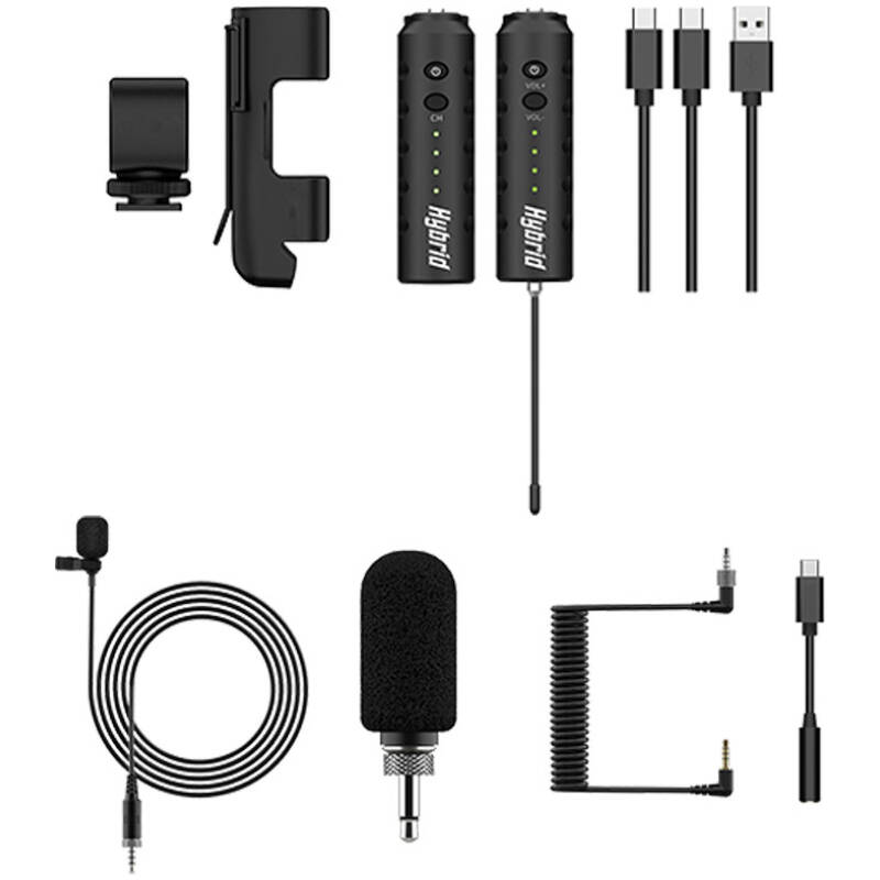 Hybrid U-SC UHF Wireless Camera Microphone System