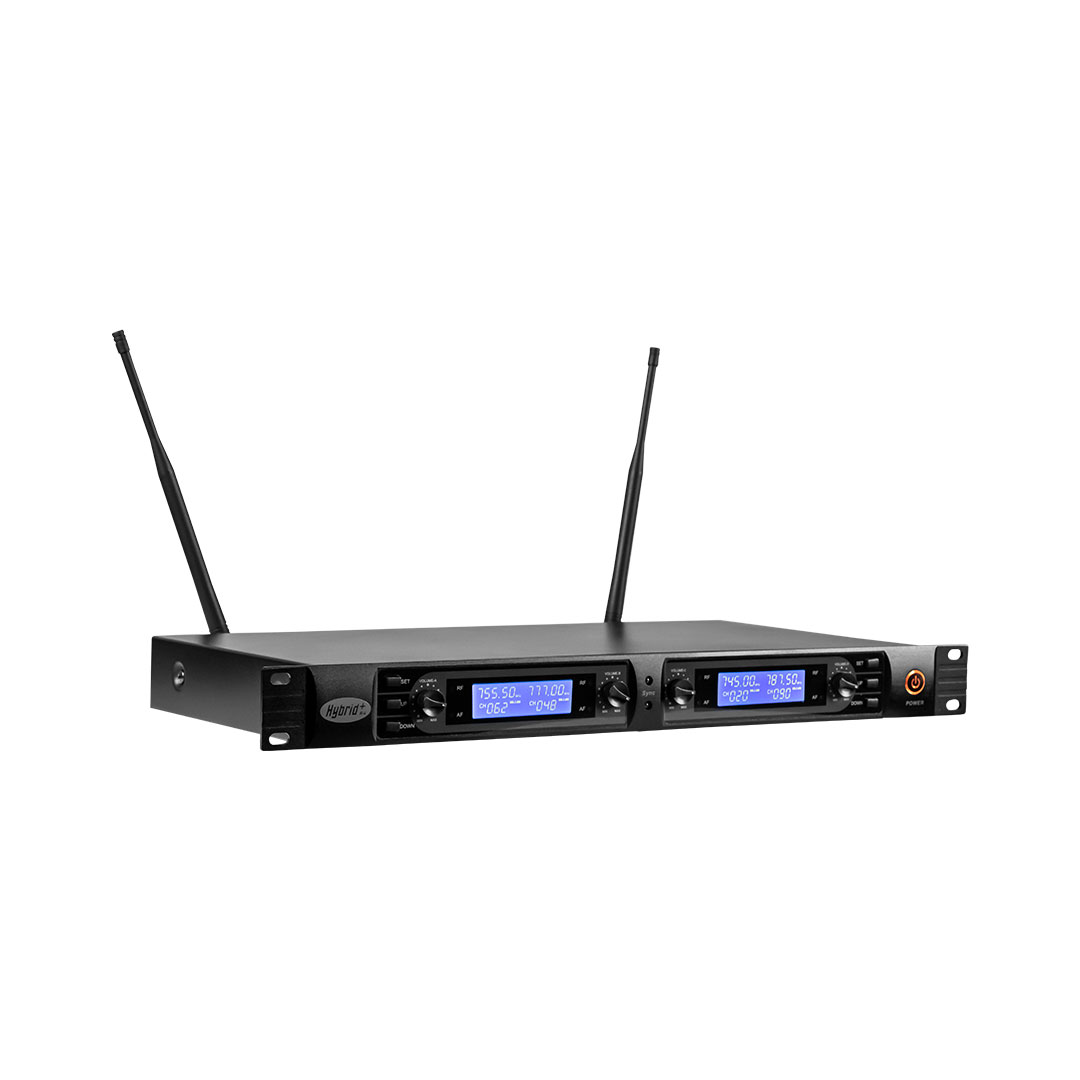 VIVMICHYB043-1 Hybrid R4 UHF 4 Channel Wireless Microphone Receiver - Image 1