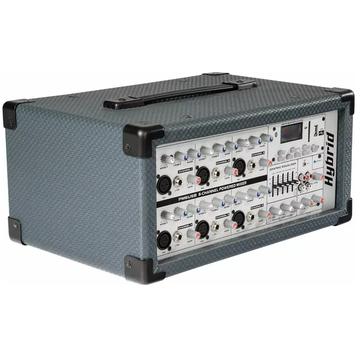 Hybrid PM6USB 6-Channel Powered Mixer With USB Interface - Image 2